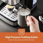 GEEPAS Espresso & Cappuccino Machine with Frother