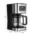 12-Cup Digital Filter Coffee Maker with Grinder
