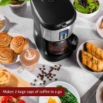 Digital Bean-to-Cup Coffee Maker with Grinder