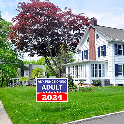 Any Functioning Adult 2024 Yard Signs & Stickers