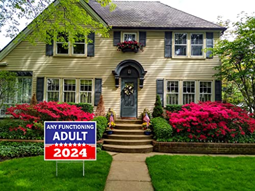 Any Functioning Adult 2024 Yard Signs & Stickers