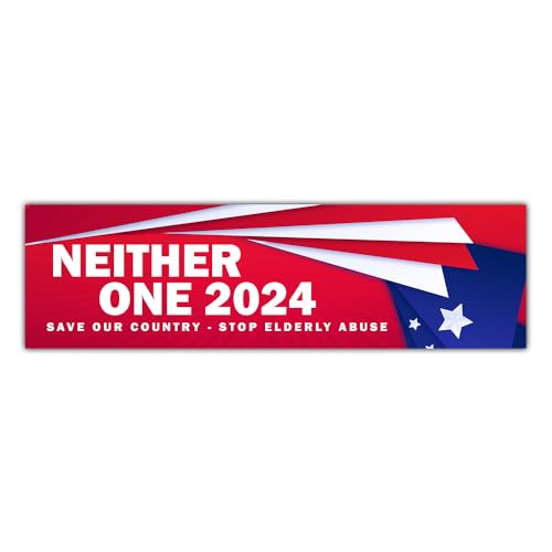Funny Nobody for President 2024 Bumper Sticker