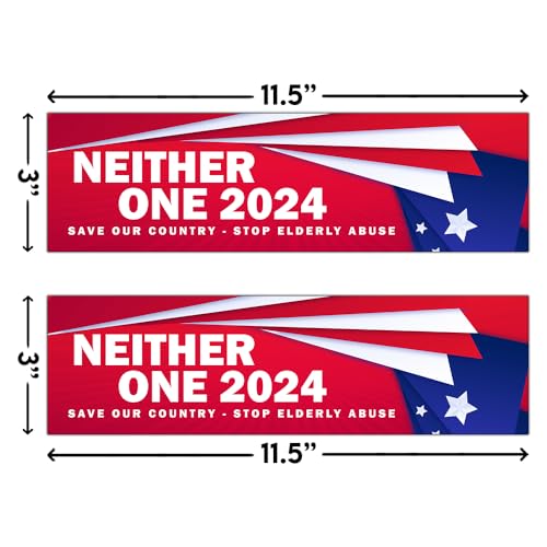 Funny Nobody for President 2024 Bumper Sticker