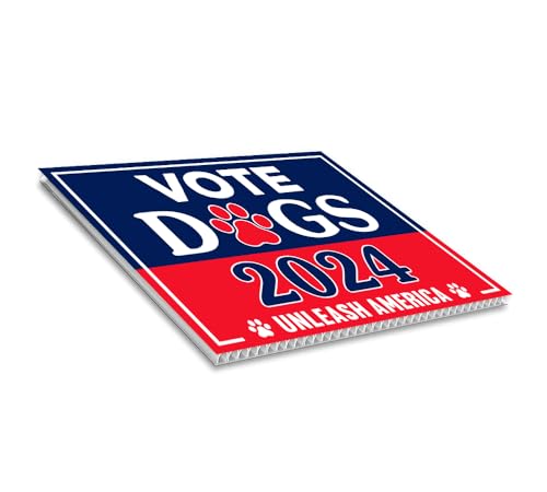 Funny Dogs 2024 Presidential Election Yard Sign
