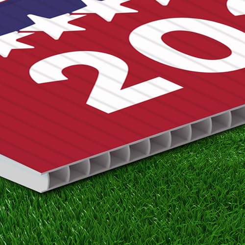 Funny Double-Sided Political Yard Sign - 2024