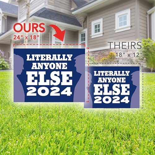 Funny Independent Voter Yard Sign 2024