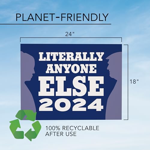 Funny Independent Voter Yard Sign 2024