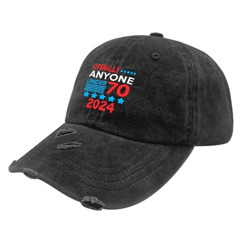 Anyone Under 70 All-Black Trucker Hat 