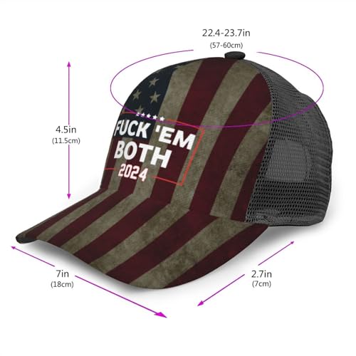 Nopicsn 2024 Trump & Biden Baseball Cap