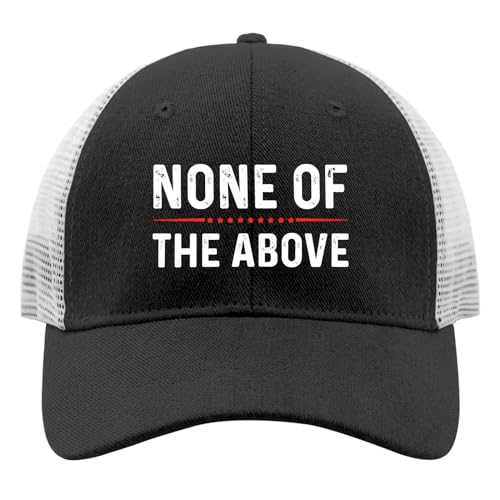 Vote None of The Above Baseball Cap