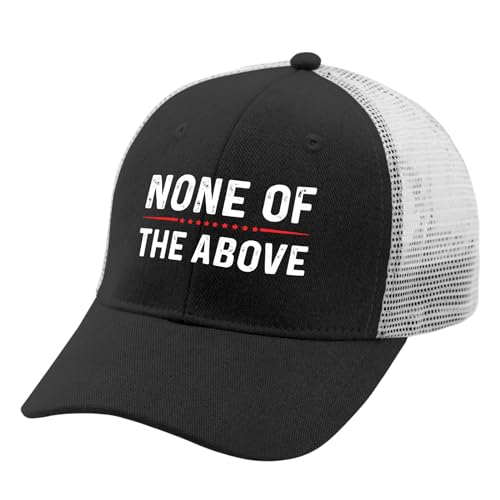 Vote None of The Above Baseball Cap