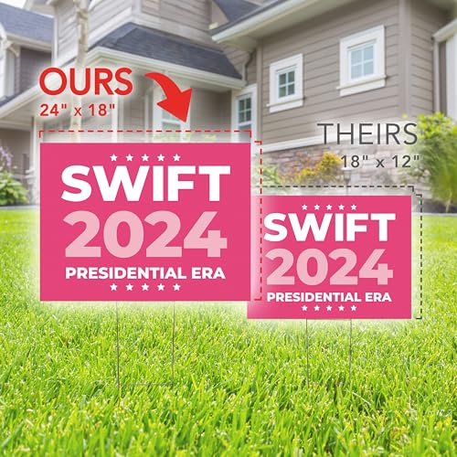 Taylor Swift 2024 Yard Sign - Independent Voter Decor