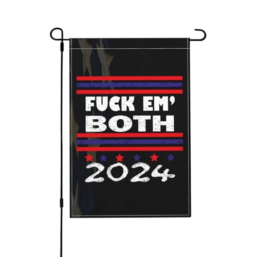 2024 Trump Biden Garden Flag - 12x18 Inch