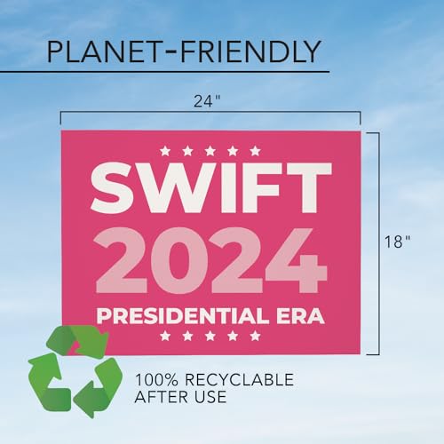 Taylor Swift 2024 Yard Sign - Independent Voter Decor