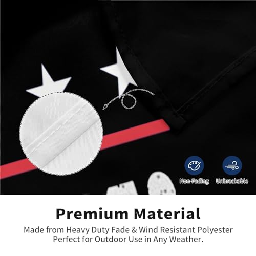 Double-Sided 2024 Trump and Biden Flag