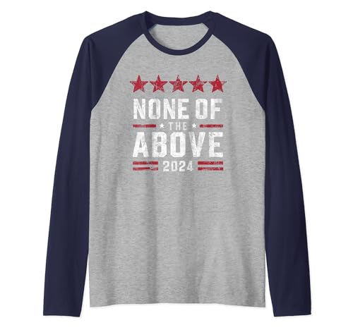 None Of The Above 2024 Baseball Tee
