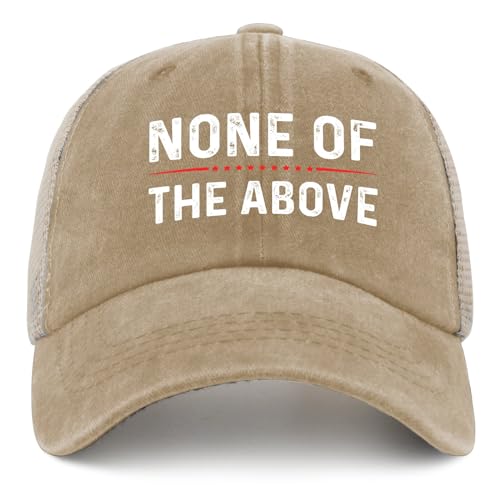Women’s Vote None Baseball Caps: Biden & Trump