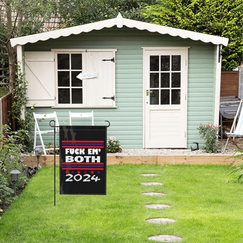 2024 Trump Biden Garden Flag - 12x18 Inch