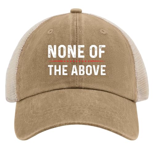Women’s Vote None Baseball Caps: Biden & Trump
