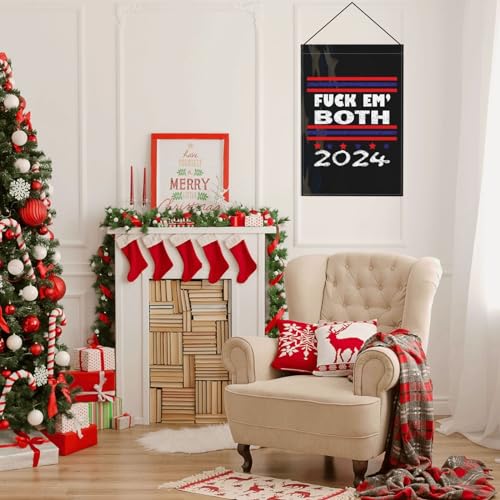 2024 Trump Biden Garden Flag - 12x18 Inch