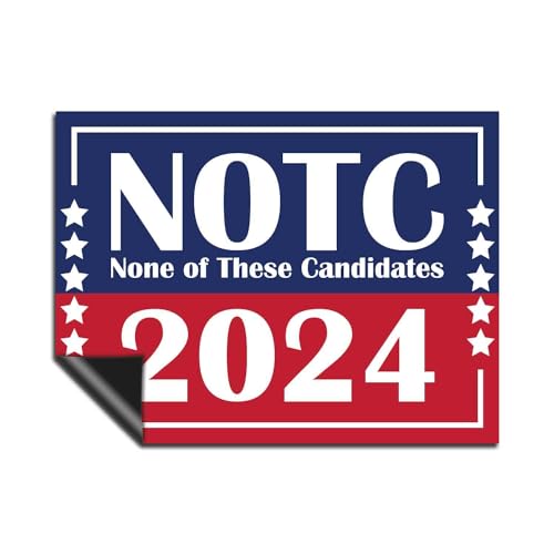 None of These Candidates 2024 Bumper Decal