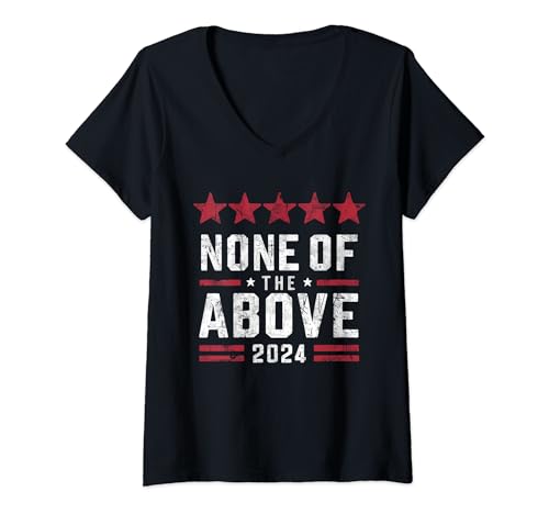 None Of The Above 2024 V-Neck T-Shirt for Women
