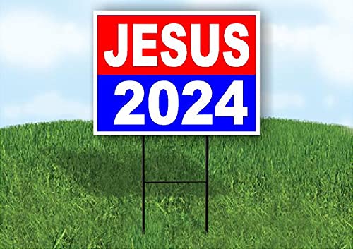 2024 JESUS Yard Sign with Stand