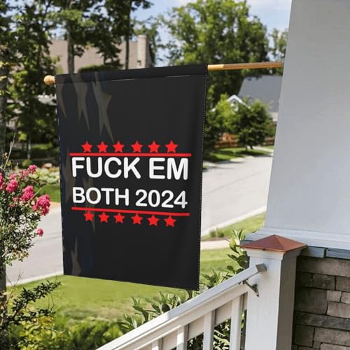 2024 Double-Sided Garden Flag: Trump vs. Biden