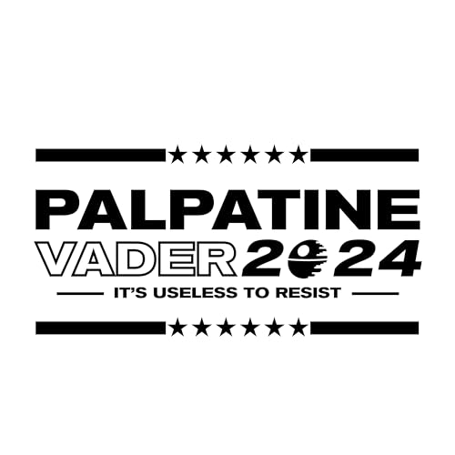Political Parody Palpatine Vader 2024 Vinyl Decal