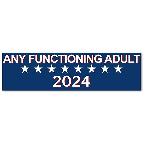 2024 EvolveFISH Any Functioning Adult Bumper Sticker