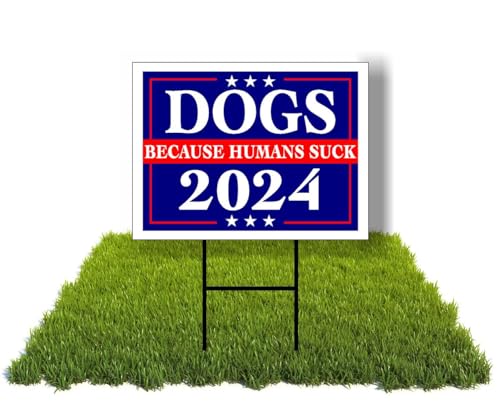 Eco Dogs: People Suck 2024 Yard Sign