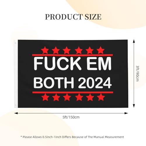 2024 Trump vs Biden Polyester Yard Flag 3x5 Ft
