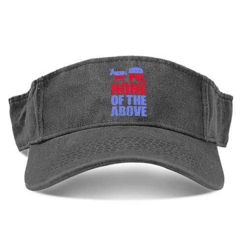 None of The Above 2024 Election Sun Visor