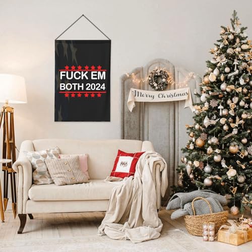 2024 Double-Sided Garden Flag: Trump vs. Biden