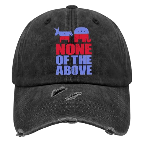 Funny 'None of The Above' 2024 Election Hat