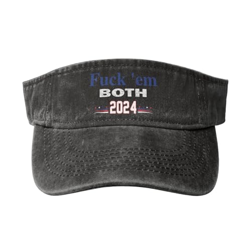 2024 Trump vs. Biden Visor Hat - Black