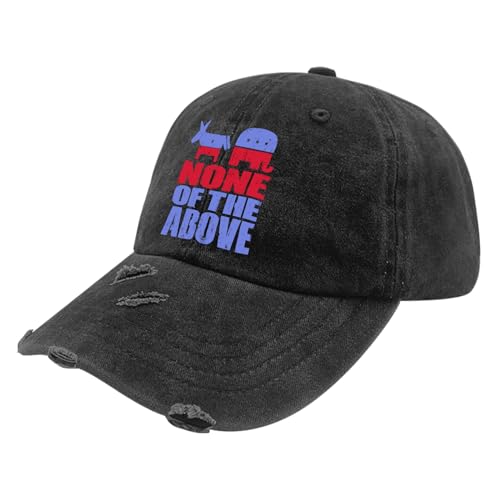 Funny 'None of The Above' 2024 Election Hat
