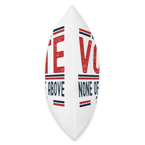 None of the Above Political Flag Throw Pillow