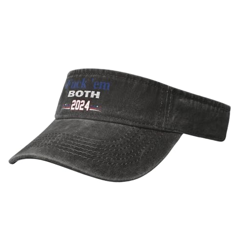 2024 Trump vs. Biden Visor Hat - Black