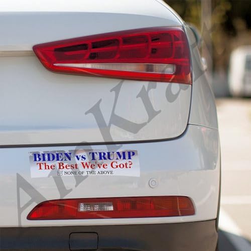 Funny 'None of The Above' Political Bumper Sticker