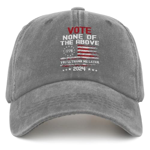 Stylish Women's Baseball Cap: Vote None of The Above
