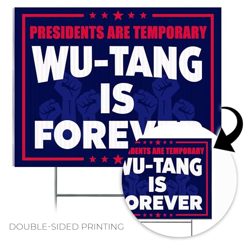 Humorous Double Sided Political Yard Sign 2024