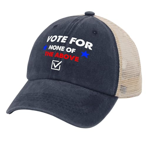 Funny 'Vote None' Adjustable Baseball Cap