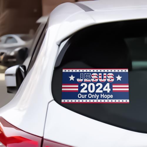 Jesus 2024: Our Only Hope Bumper Sticker