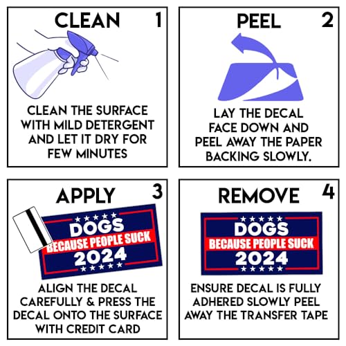 Funny Dogs Over People Bumper Sticker 2024