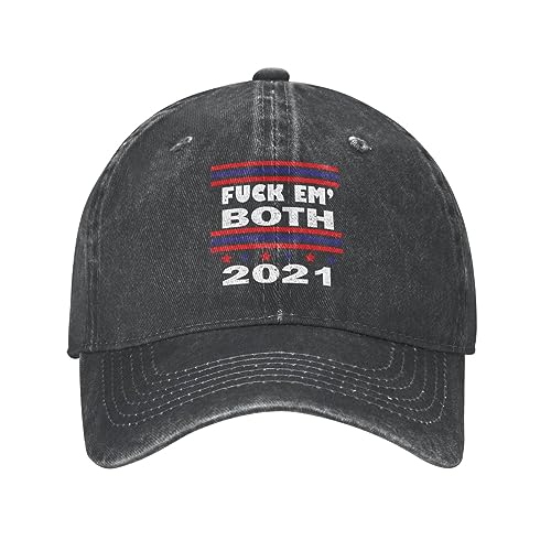 Fuck Em' Both Classic Denim Trucker Hat