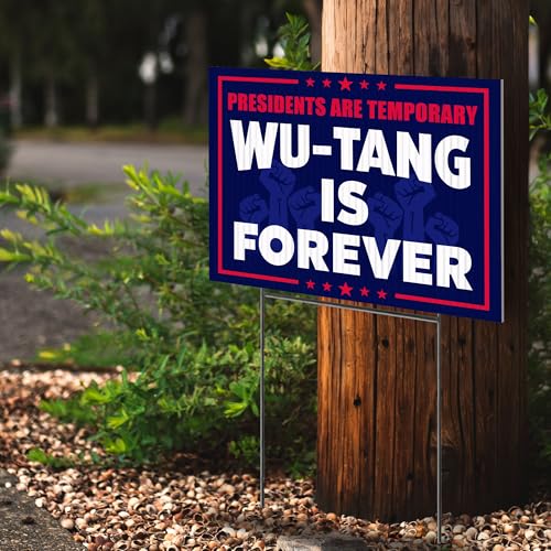 Humorous Double Sided Political Yard Sign 2024