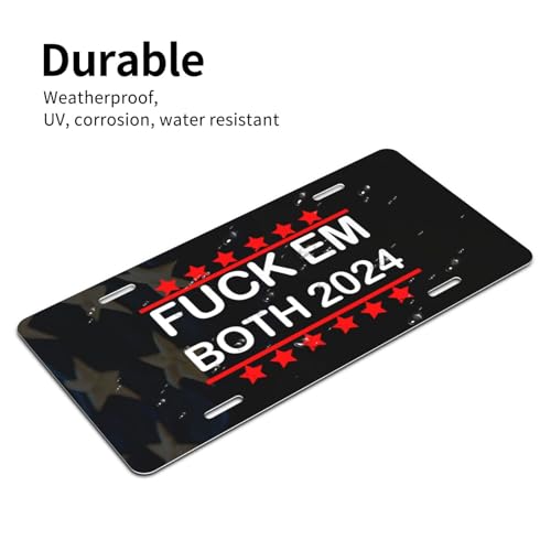 2024 Trump vs. Biden Metal License Plate