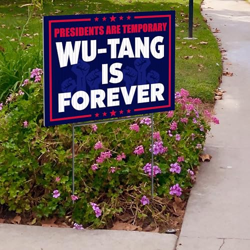 Humorous Double Sided Political Yard Sign 2024