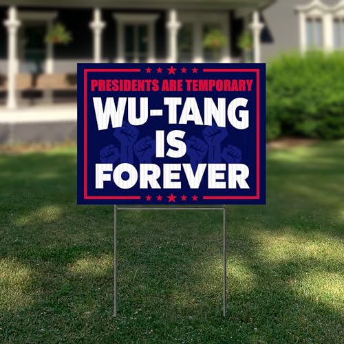Humorous Double Sided Political Yard Sign 2024